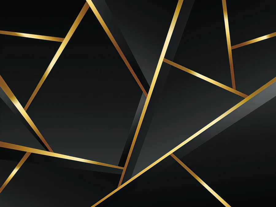 Gold geometric photobooth backdrop